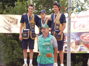 Podio Juniores Skeet 2011